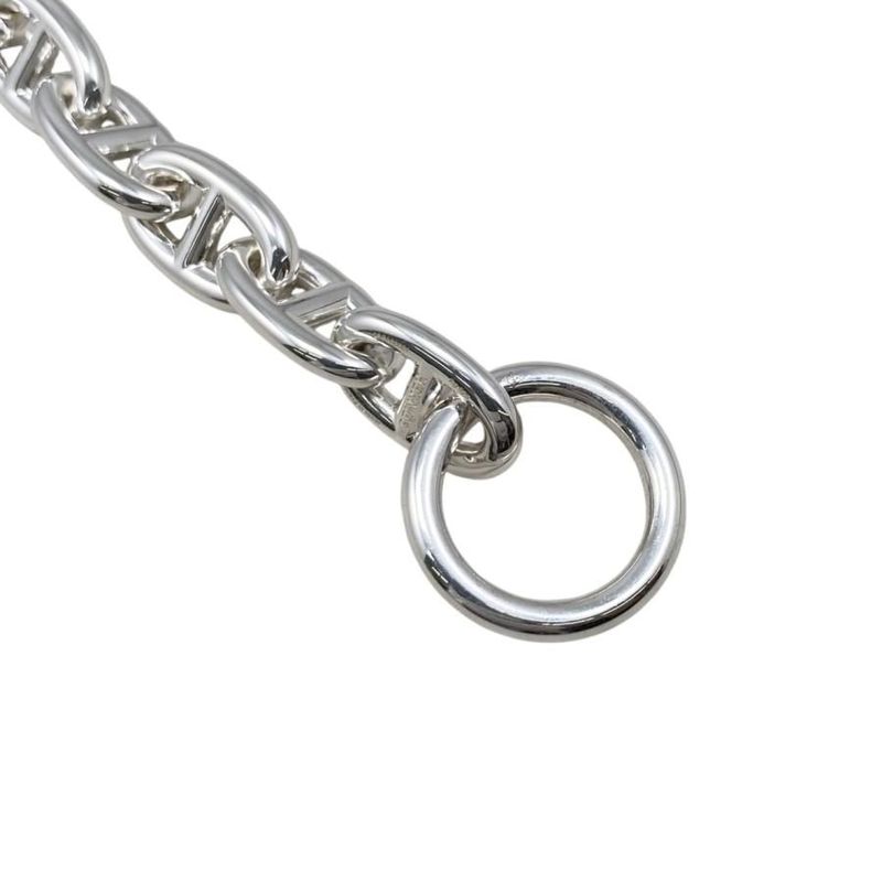 Hermes Bracelet Chaine D'ancre MM Ag925 14 Frames Silver Hermes