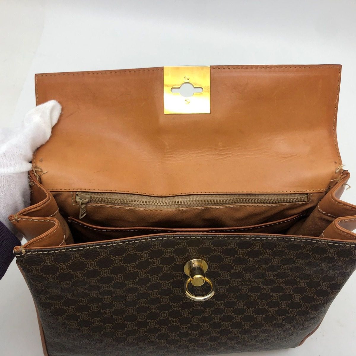 Celine Hand Tote Macadam Formal Travel — view 8