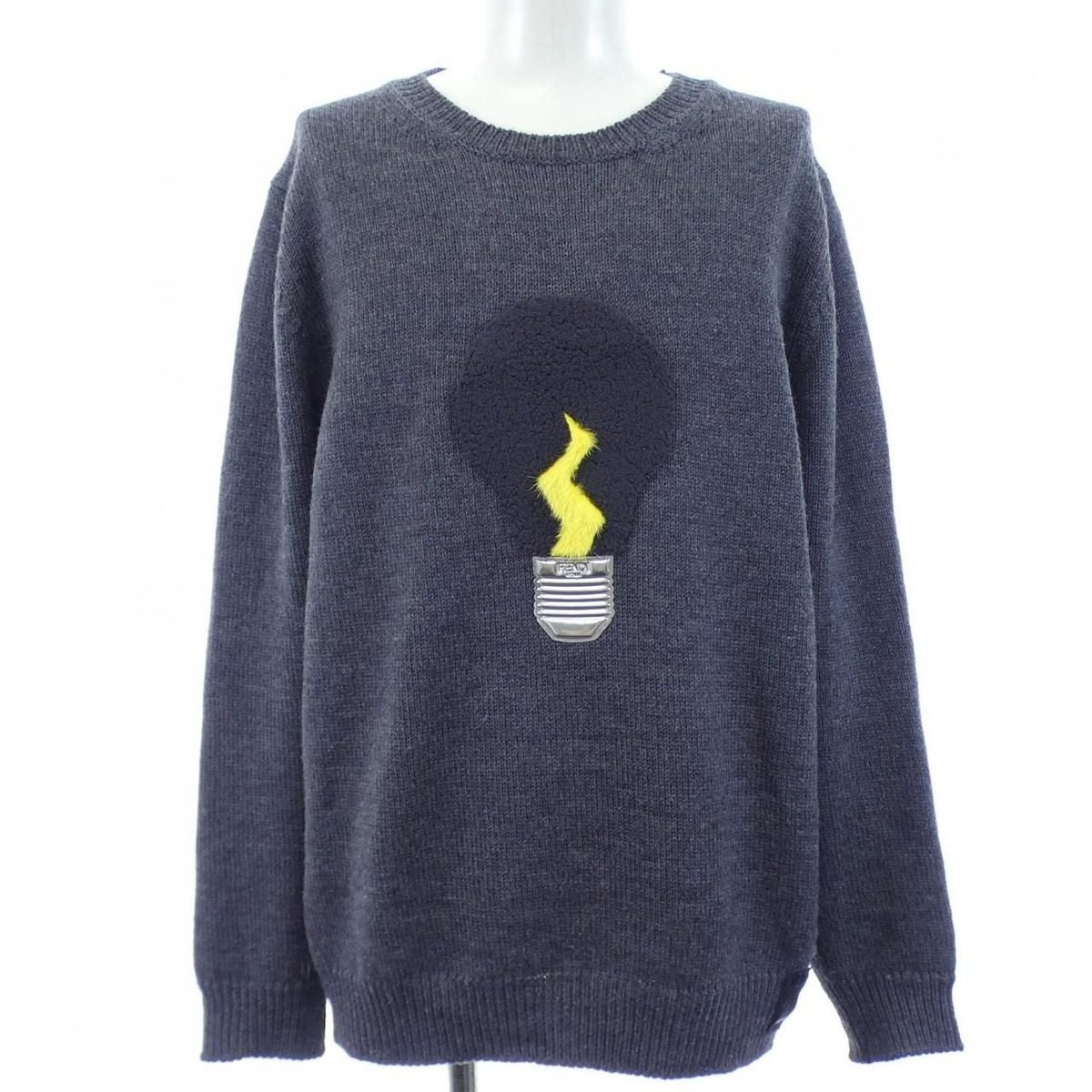Fendi Knit Sweater Gray