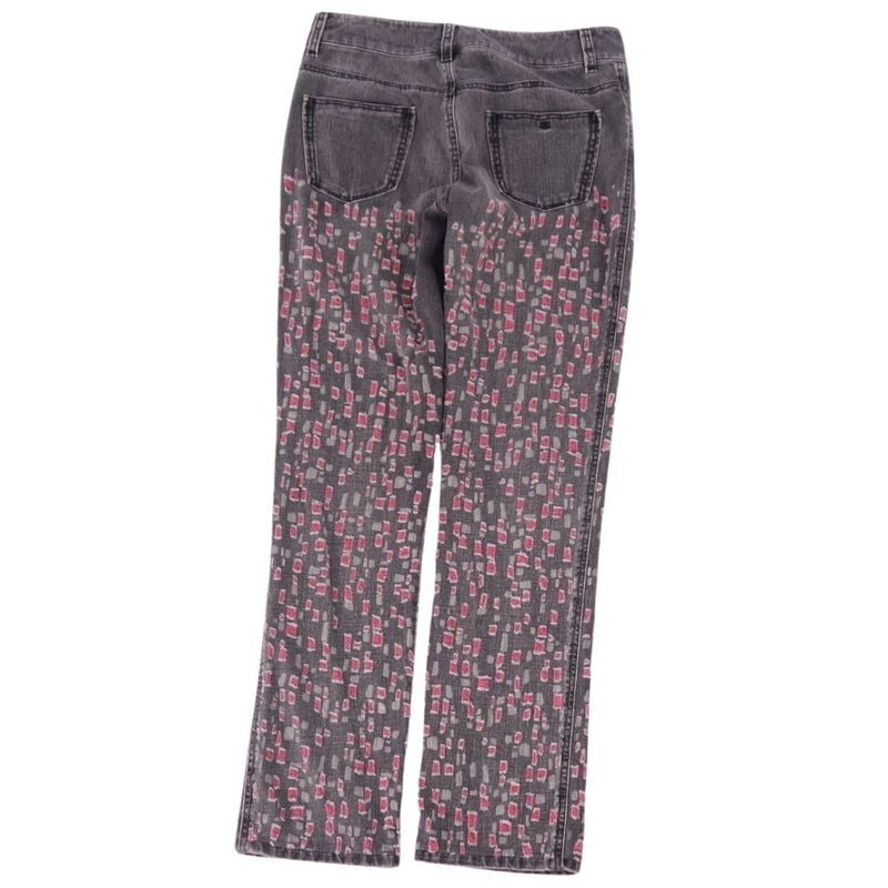 Chanel Trousers Black Denim Pants — view 4