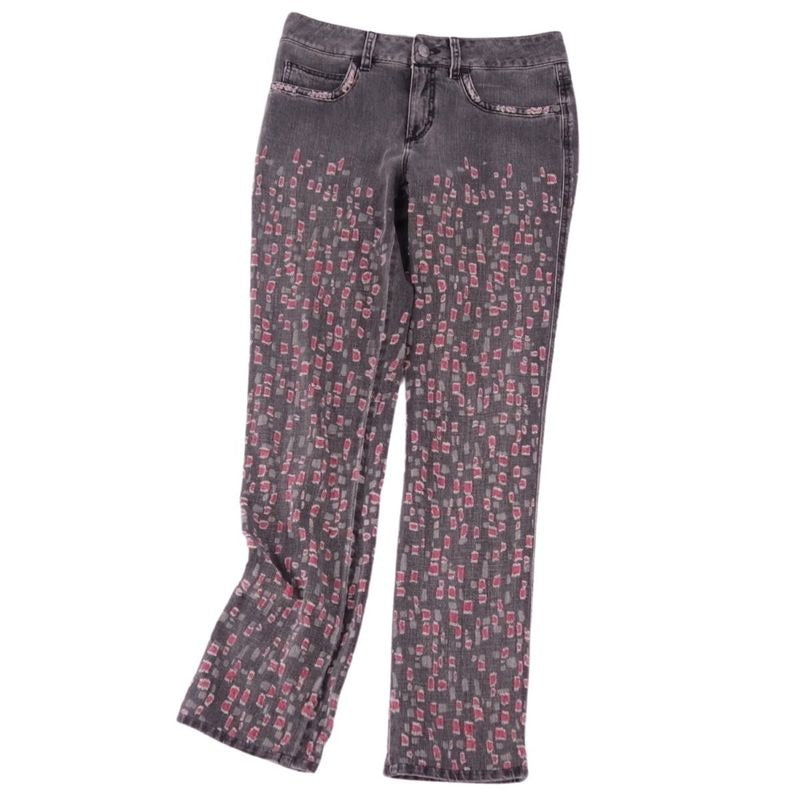 Chanel Trousers Black Denim Pants