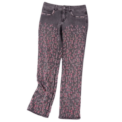 Chanel Trousers Black Denim Pants