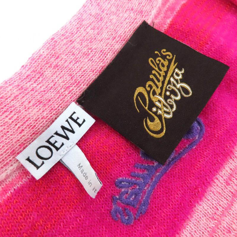 LOEWE paulas Ibiza LOEWE×paulas Ibiza S616333x63 Linen Mohair Alpaca Logo