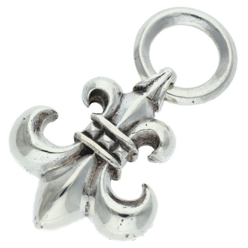 Chrome Hearts BS Fluer BS Pendant Vintage Silver Necklace