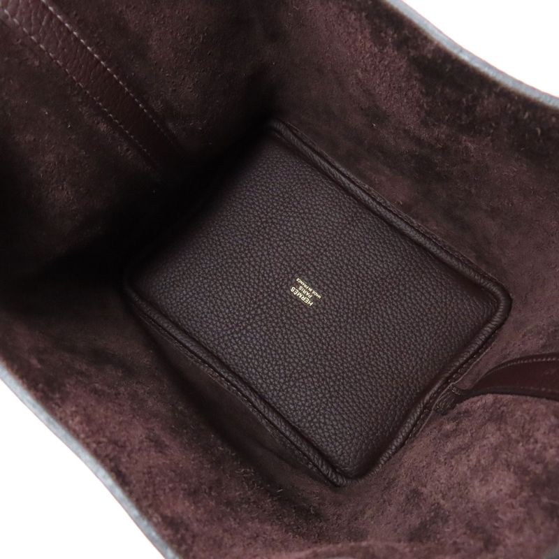 Hermes Picotin Lock PM Gold Hardware Handbag Taurillon Women