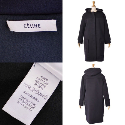 Celine Coat Phoebe Philo Era Hooded Long — view 9