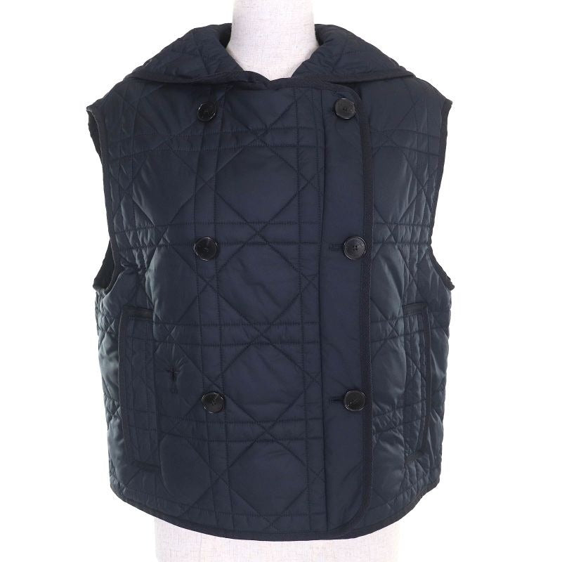 Christian Dior 23 SS 317 G19 A2827 Macrocanage Quilted Technical Taffeta Vest BEE