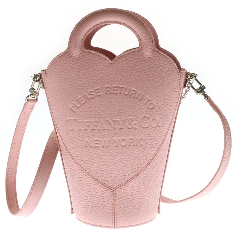 Tiffany & Co. Return to Leather Chain Shoulder Bag Pink