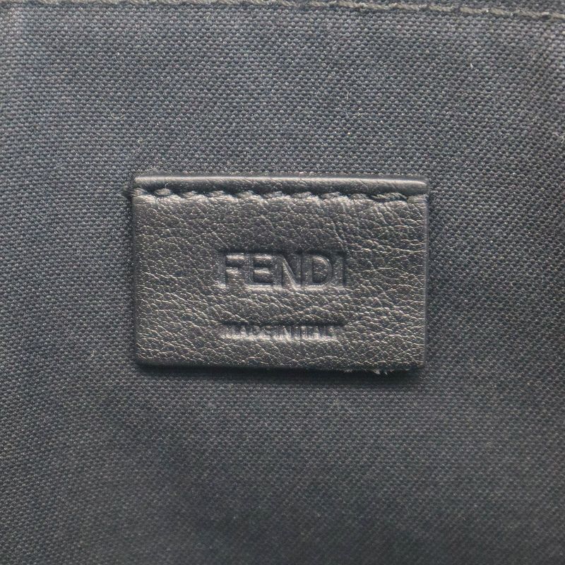 Fendi Back Bug Monster Leather Shoulder Bag 8m0362-41d Black