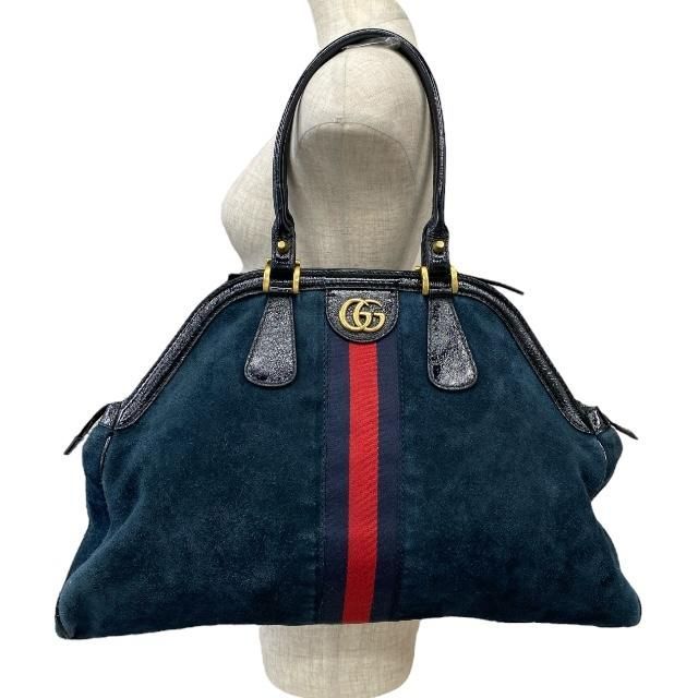 Gucci 515937 Tote Handbag Bag Shoulder Taiga Head GG Marmont Patent Leather