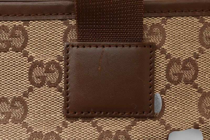 Gucci Tote Shopping Bag A4 Gucci GG Canvas GG Beige Brown 34339