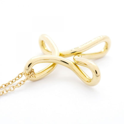 Tiffany & Co Necklace Open Cross 18K Yellow Gold Yellow Gold Ladies