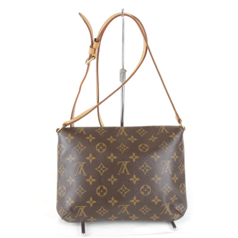 Louis Vuitton Musette Tango M51257 Shoulder Bag Brown Monogram Canvas
