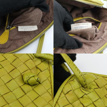 Bottega Veneta Nodini Intrecciato Yellow Lambskin B03159015t
