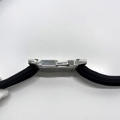 Gucci Wire Belt Black Silver Hardware Excellent Condition 83cm (32.68in)