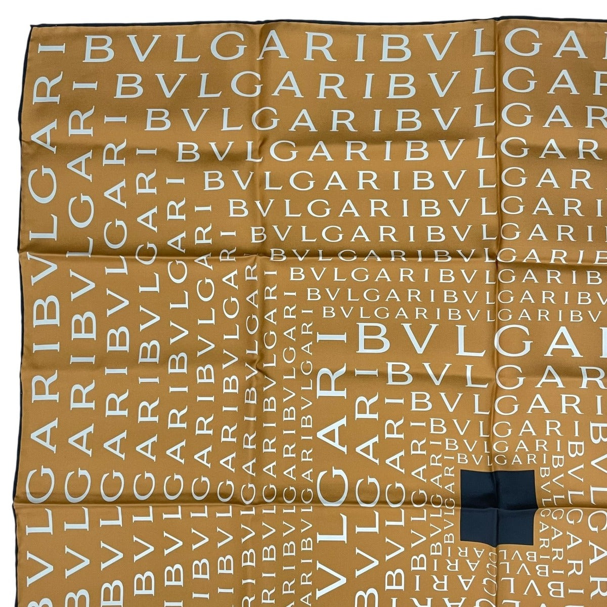 Bvlgari Scarf Silk Logomania Orange — view 2