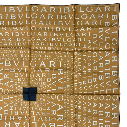 Bvlgari Scarf Silk Logomania Orange — view 3