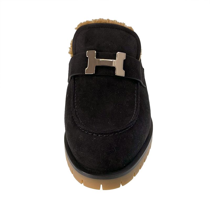 Hermes Boa Mules Flore