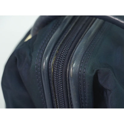 Celine Nylon Shoulder Bag Navy — view 7