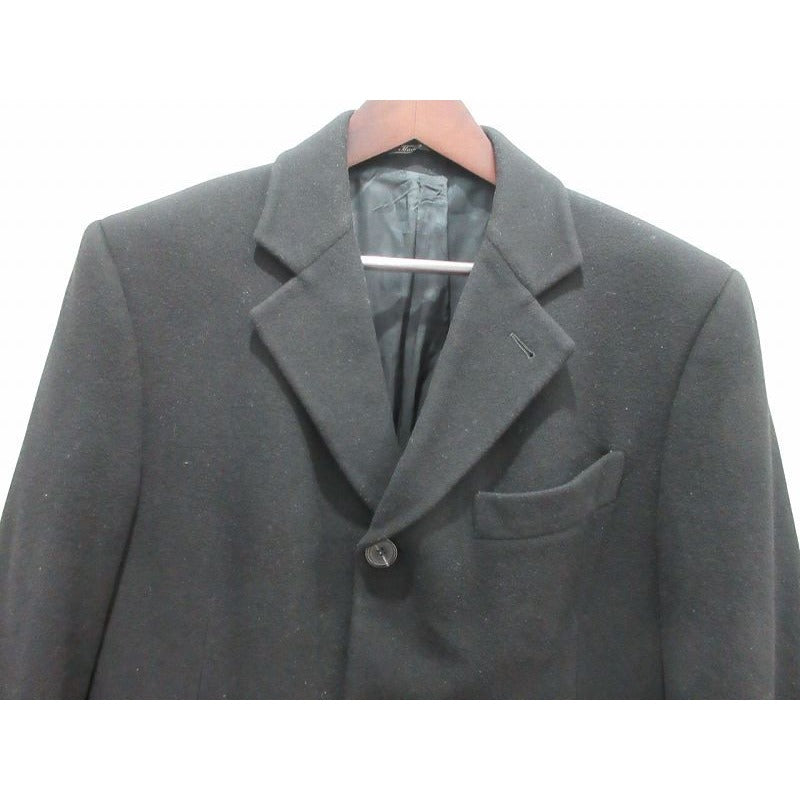 Fendi Chester Coat Long Black 50 Wool — view 2