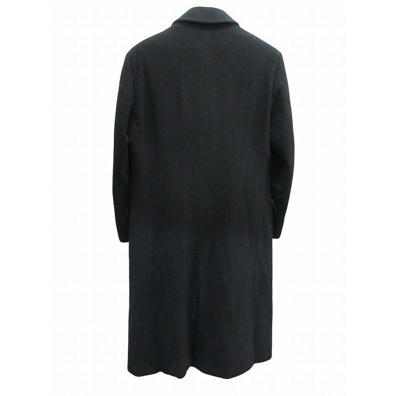 Fendi Chester Coat Long Black 50 Wool — view 3