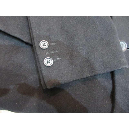 Fendi Chester Coat Long Black 50 Wool — view 7