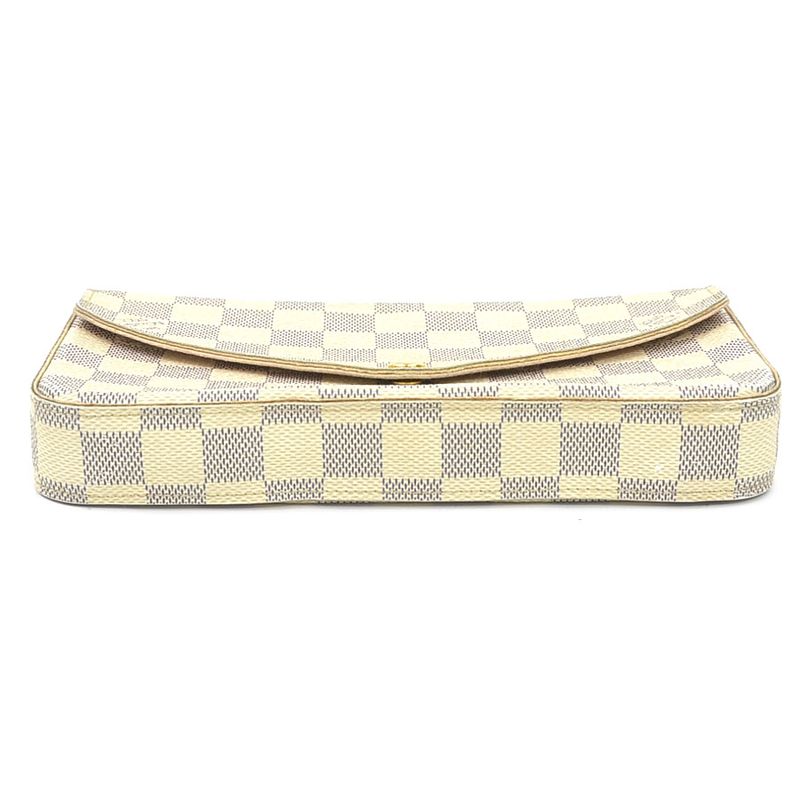 Louis Vuitton Chain Wallet Damier Azure Pochette Felicie N40491