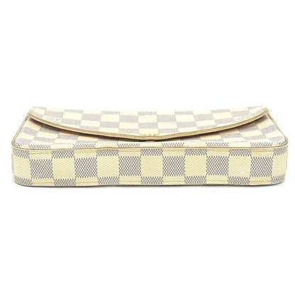 Louis Vuitton Chain Wallet Damier Azure Pochette Felicie N40491