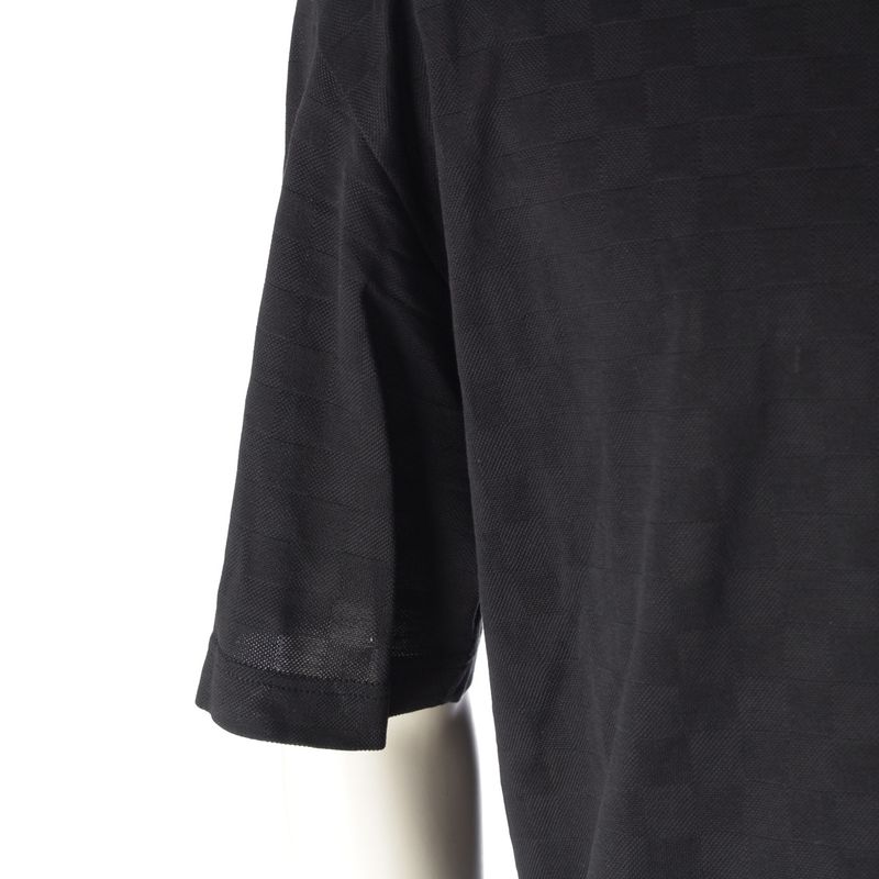 Louis Vuitton 25SS Cotton Damier Signature Patch Short Sleeve T-shirt Crew Neck