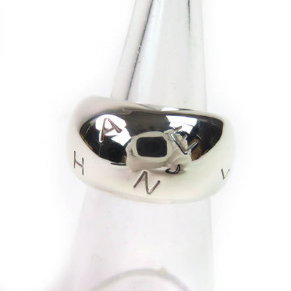 Chanel Sv925 Logo Engraved Wide Ring - Ring Accessory Silver Size Approx 11