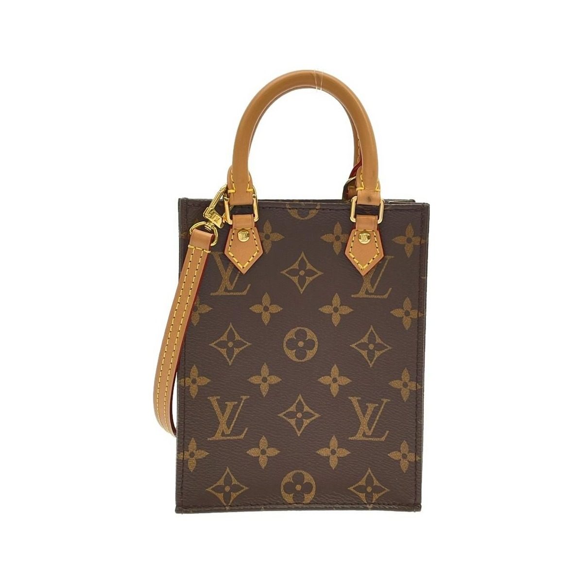 Louis Vuitton Monogram Petite Sac Plat Bag