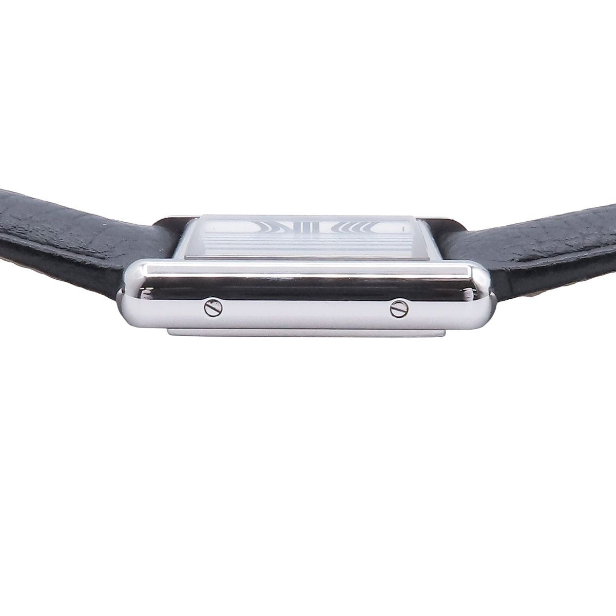 Cartier Tank Must SM Silver Stainless Steel Leather Watch Quartz — view 7