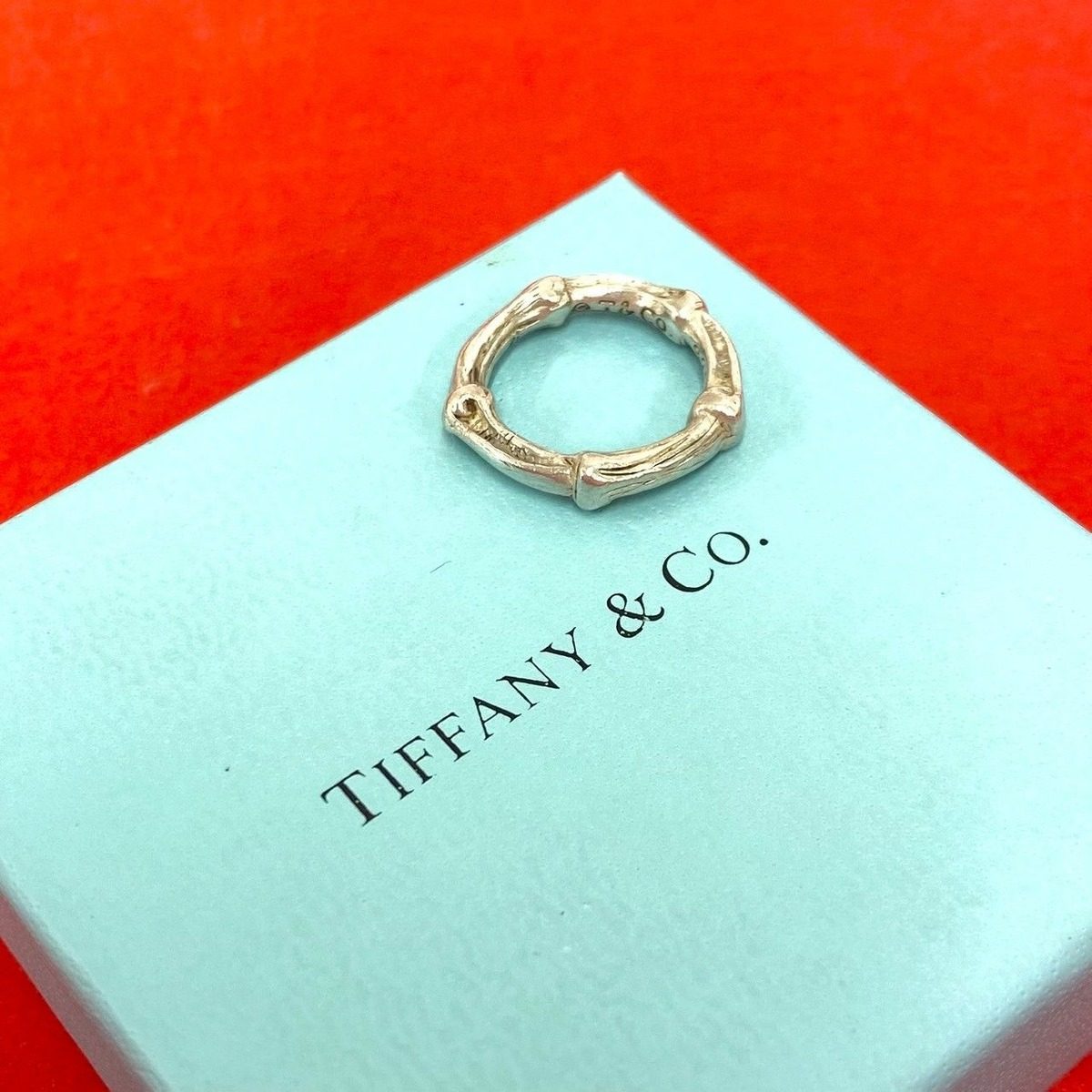 Tiffany & Co Vintage Bamboo 925 Ring Silver