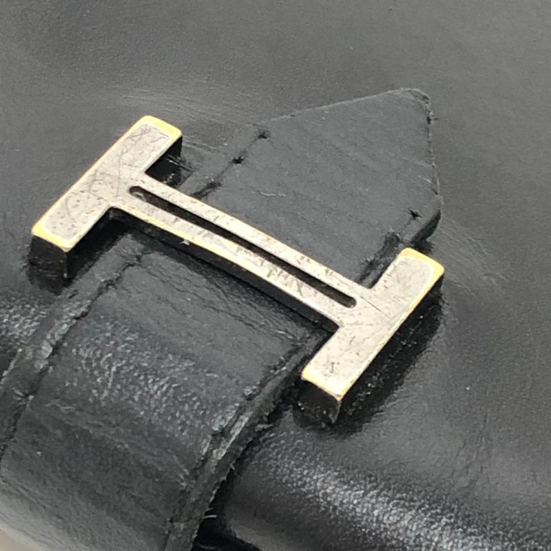 Hermes Bifold Wallet Bearn Compact Box Calf Black