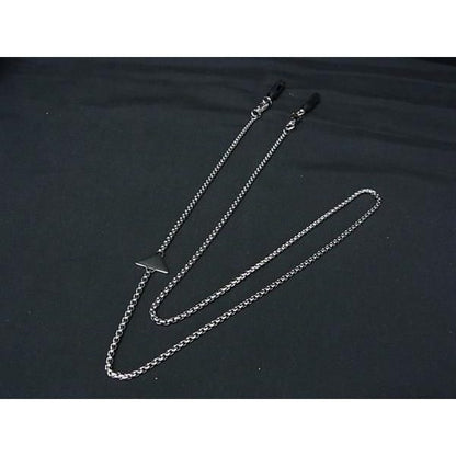 Prada Airpods Wireless Earphone Chain Silver Necklace — view 2