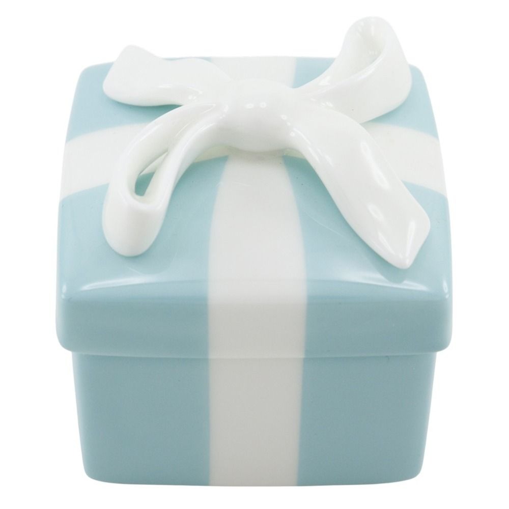 Tiffany & Co Mini Blue Bow Box Case Trinket Shoulder Bag Light