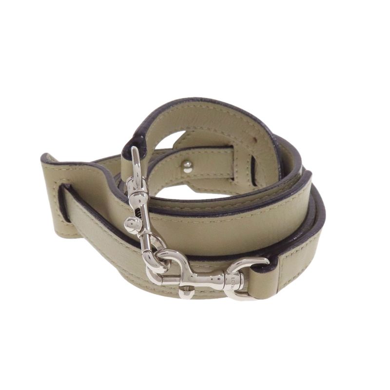 Loewe Amazona 2WAY Handbag Calf Women Leather Strap Crossbody Beige Tan