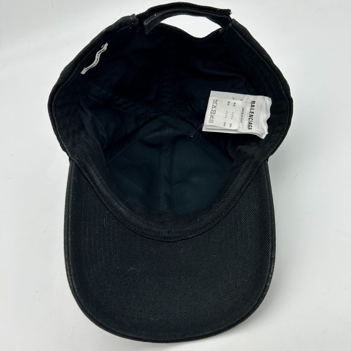 Balenciaga Baseball Cap Black Hat — view 5