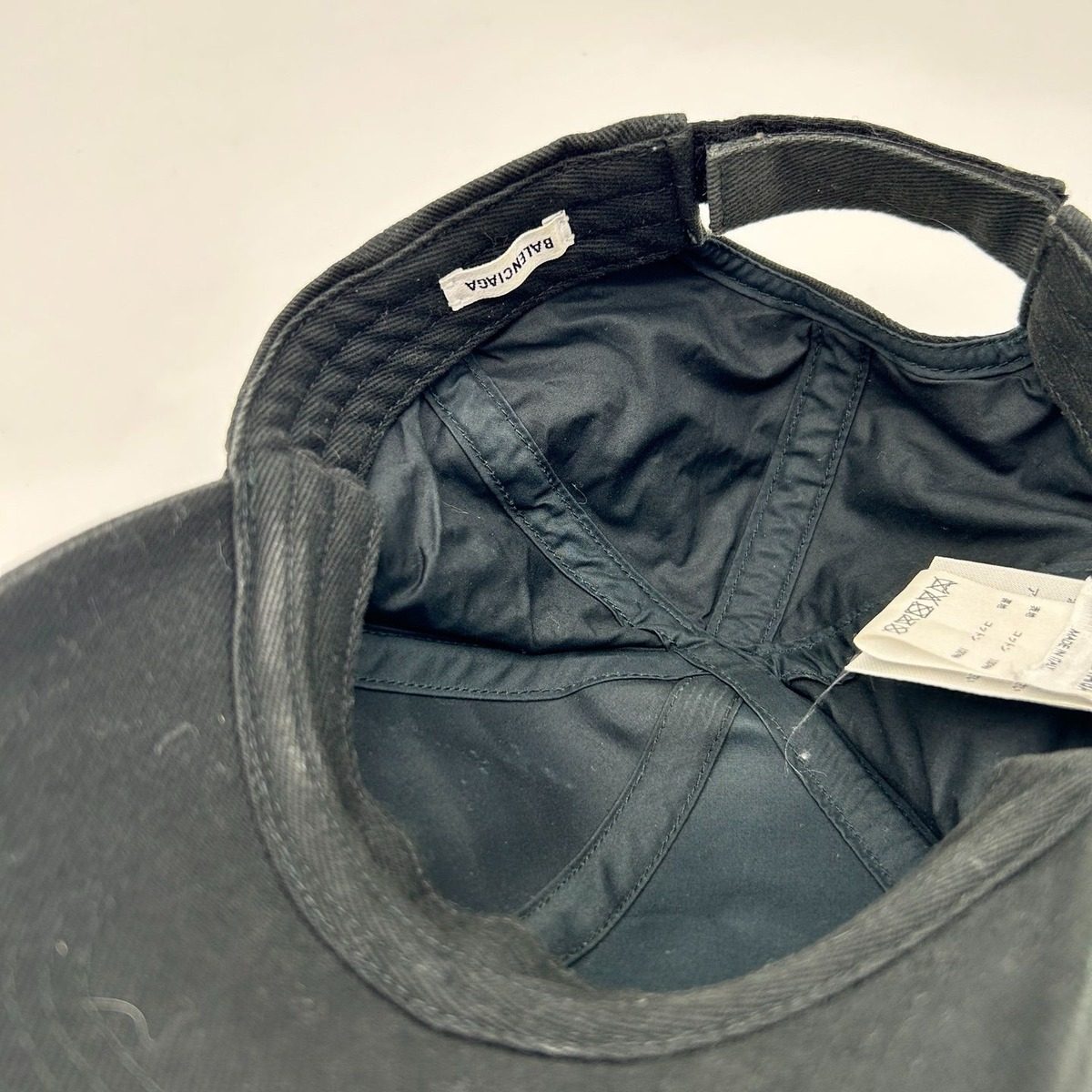 Balenciaga Baseball Cap Black Hat — view 6