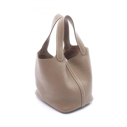 Hermes Handbag Picotin Lock PM Etoupe Leather Gray — view 2