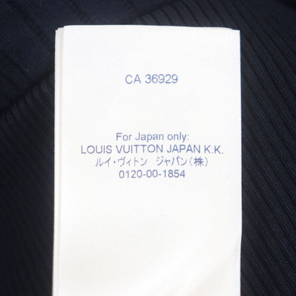 Louis Vuitton 21AW Cotton Nylon LV Logo Embroidery Stripe Pattern Crew Neck