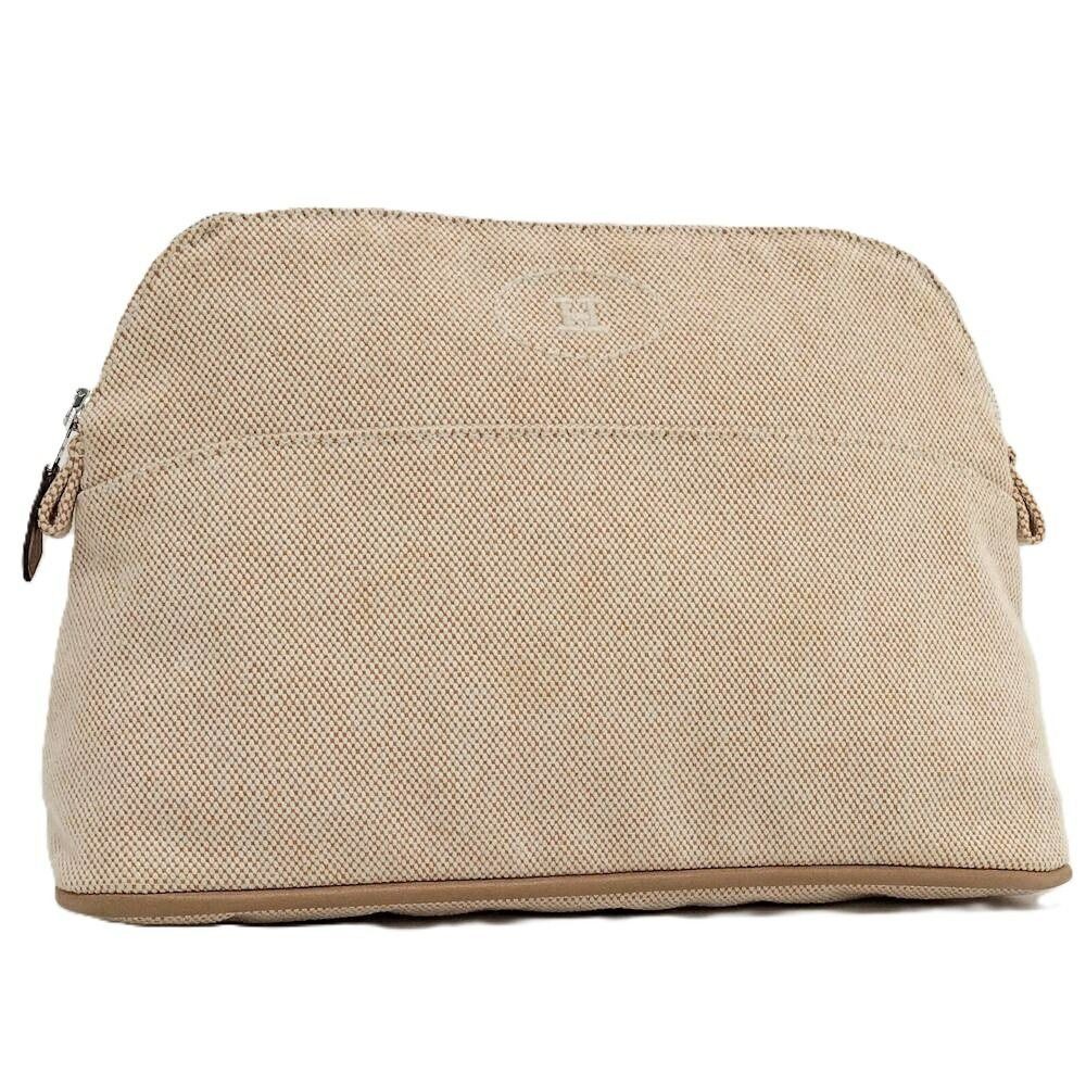 Hermes Bolide Pouch MM 25 Toile Ash Natural