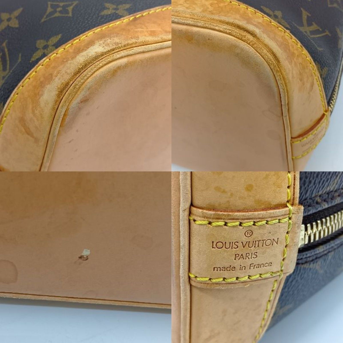 Louis Vuitton Monogram Alma Handbag M51130 Brown