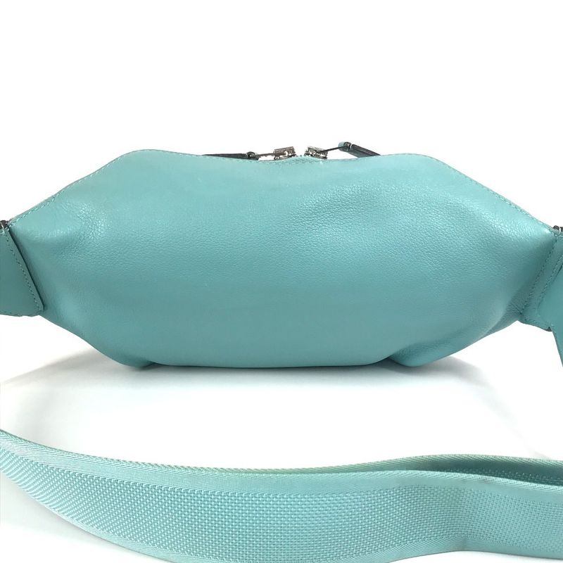 Hermes Body Bag City Slide Cross PM Evercolor Blue Atoll Blue