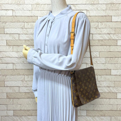 Louis Vuitton Musette Salsa Short Monogram Handbag Monogram Canvas M51258 Brown