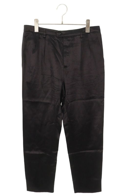 Saint Laurent Paris 682385 Y2e71 Silk Slack Long Pants Men 44