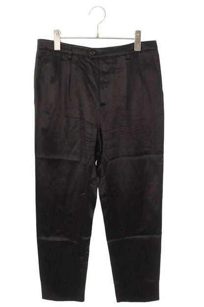 Saint Laurent Paris 682385 Y2e71 Silk Slack Long Pants Men 44