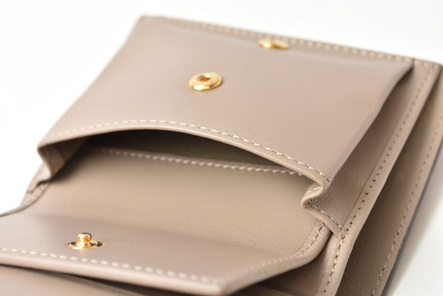 Unused Fendi Wallet Fold Wallet BY THE WAY Calf Leather ROSE 8m0387