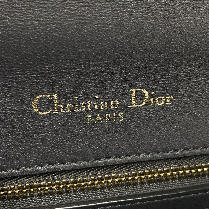Dior/christian Dior Shoulder Bag Diorama Silver Chain Shoulder Leather
