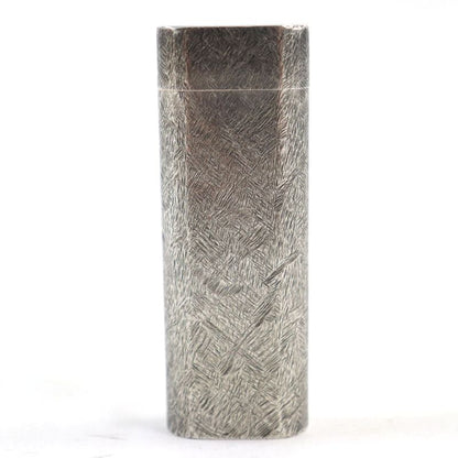 Cartier Allover Pattern Oval Form Roller Lighter Silver Men's